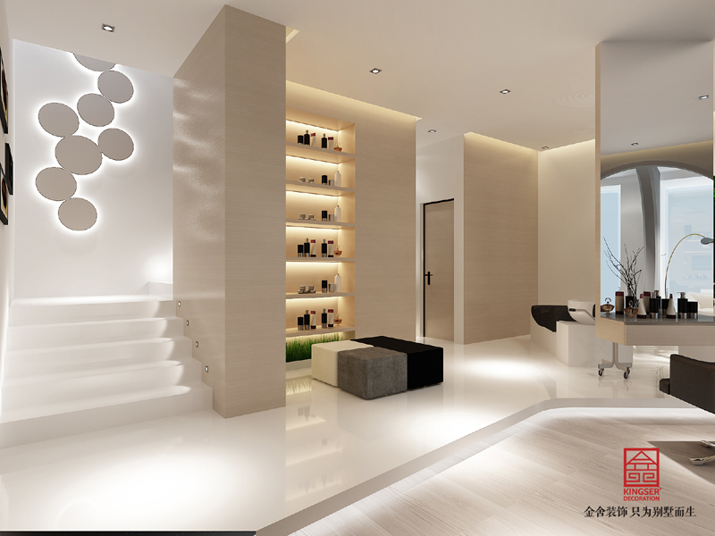 AYAKO美容院160平米现代轻奢风格装修案例